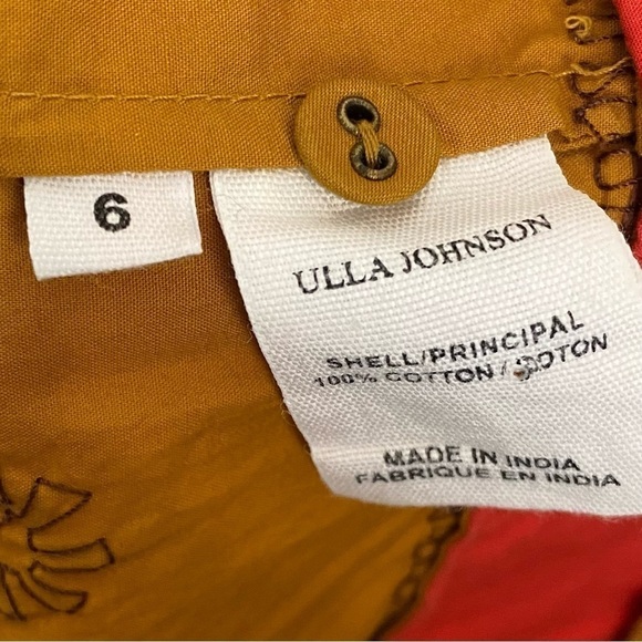Ulla Johnson Adama Dress in Ochre FLAWED - Picture 8 of 9
